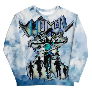 Human Race Blue Unisex Sweatshirt