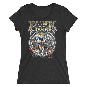Heavy Metal Cinderella Women's Triblend Tee