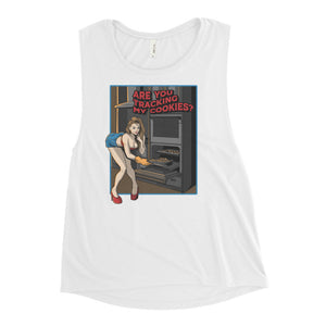 Tracking My Cookies #1 Women's Muscle Tank