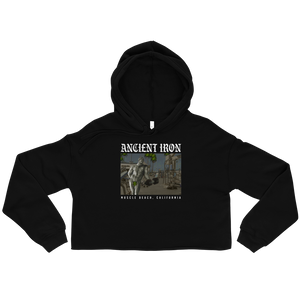Ancient Iron Muscle Beach Women's Cropped Hoodie