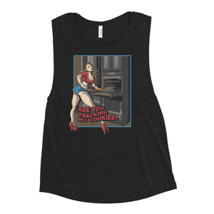 Tracking My Cookies #2 Women's Muscle Tank
