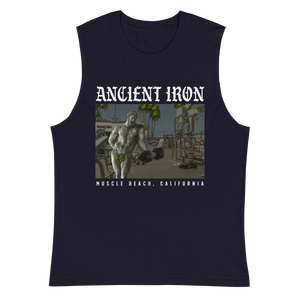 Ancient Iron Muscle Beach Unisex Muscle Shirt
