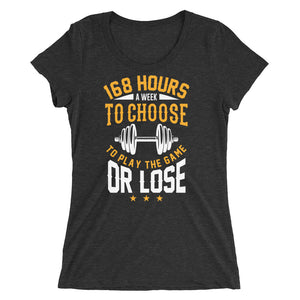 Play The Game Women's Triblend Tee