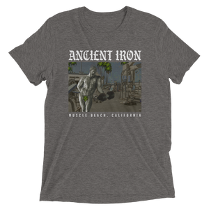 Ancient Iron Muscle Beach Unisex Triblend Tee