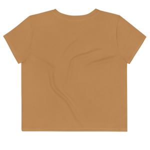Blue Orchid (Bronze Nude) Crop Tee