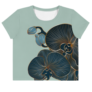 Blue Orchid (Opal) Crop Tee