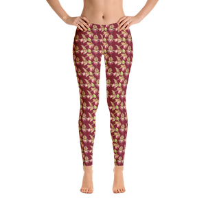 Rothschild Orchid Leggings (Burgundy)