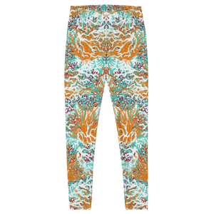 Coral Series 2 Leggings (White Mirror Print)