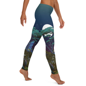 Safari Nights Leggings (Blue)