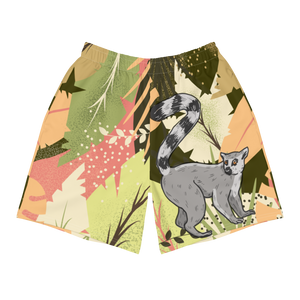 Crazy Lemur Men's Athletic Long Shorts