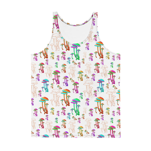 Fungus Among Us (White) Unisex Tank