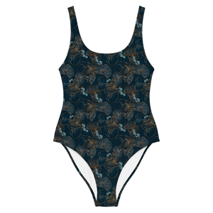 Blue Orchid One-Piece Swimsuit