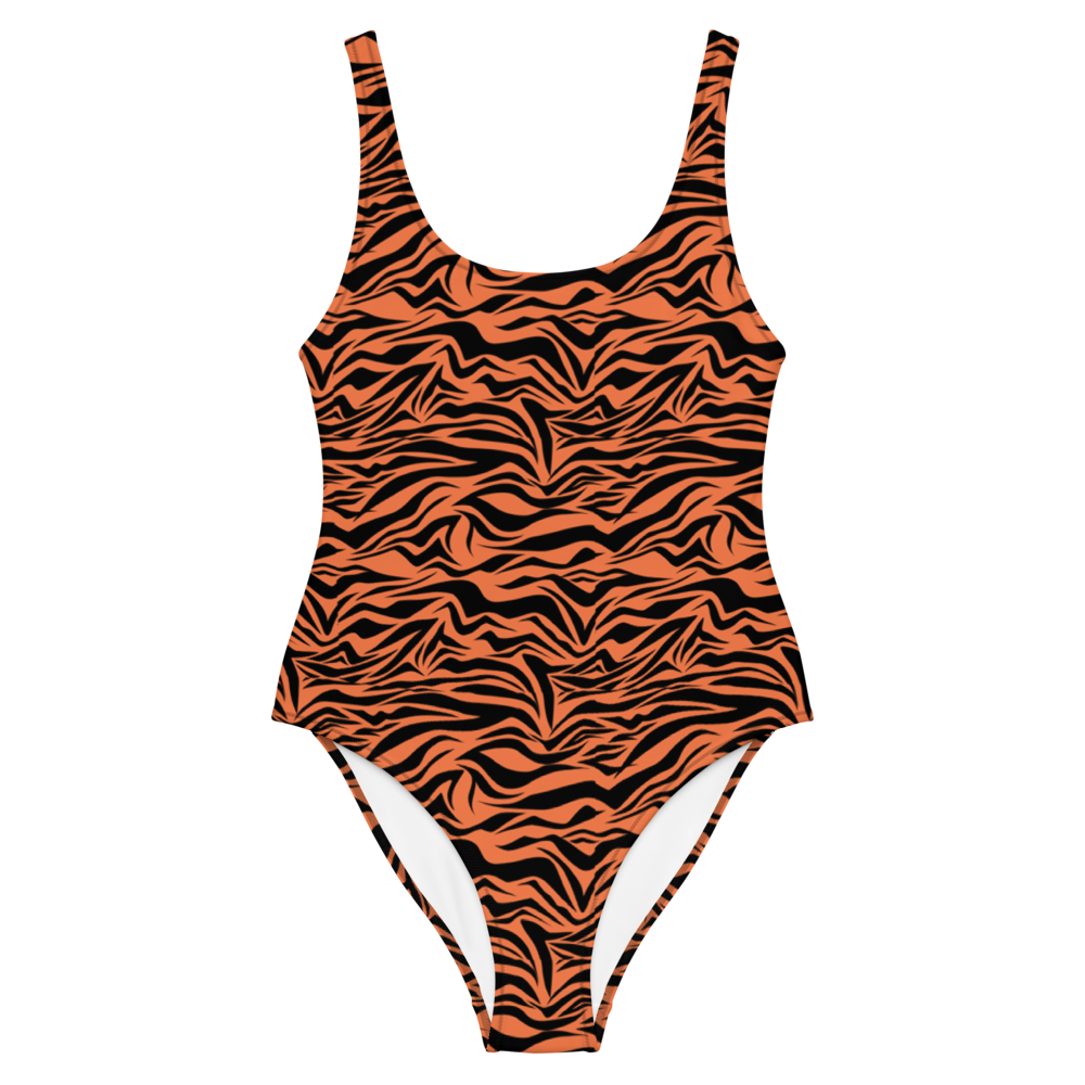 Tiger stripe bathing suit hotsell