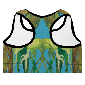 Staghorn (Vibrant Blue) Padded Sports Bra