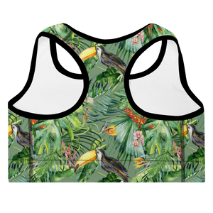 Toucan Padded Sports Bra