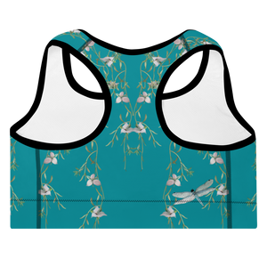 Summer Day Padded Sports Bra (Eastern Blue)
