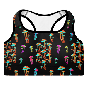 Fungus Among Us Padded Sports Bra