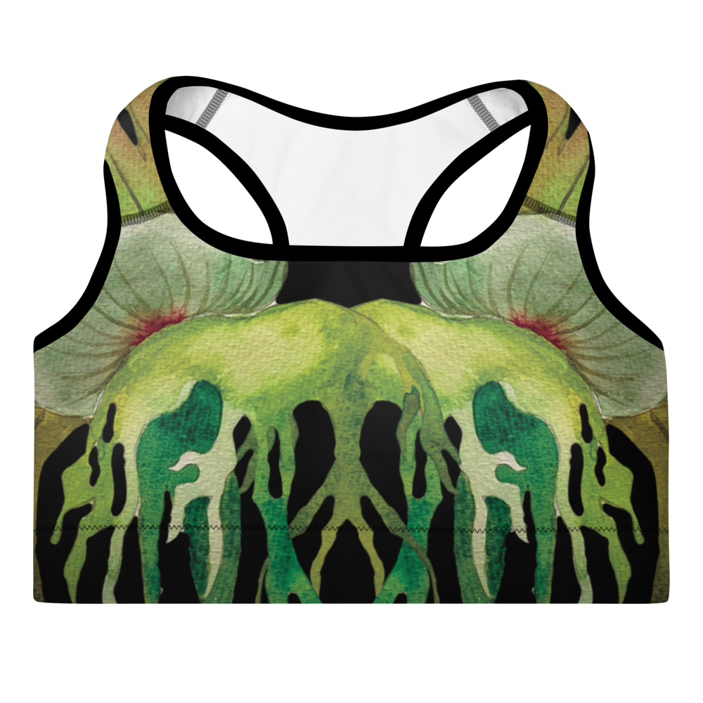 Staghorn (Black) Padded Sports Bra