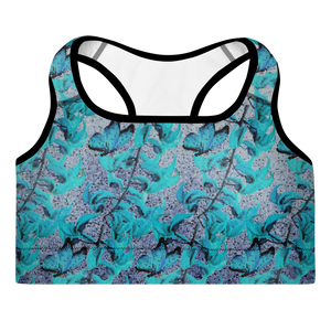 Jade Padded Sports Bra (Stained Glass-Light)