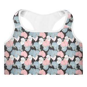 Orchidaceae Padded Sports Bra
