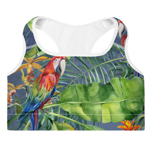 Parrot Padded Sports Bra
