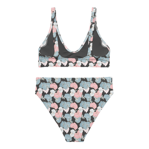 Orchidaceae Recycled High-waisted Bikini