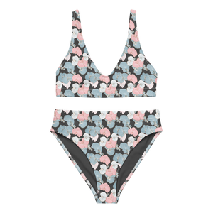 Orchidaceae Recycled High-waisted Bikini