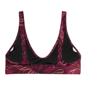 Red Ginger Recycled Padded Bikini Top