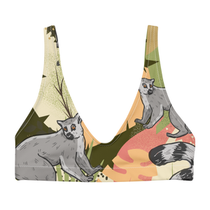 Crazy Lemur Recycled Padded Bikini Top