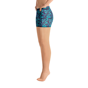 Jade Shorts (Stained Glass-Purple Glow)