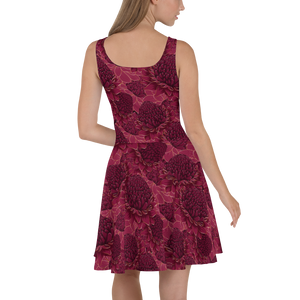 Red Ginger Skater Dress