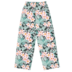 Plumeria Unisex Wide-leg Pants