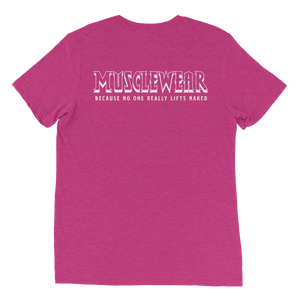 Ancient Iron Muscle Beach Unisex Triblend Tee