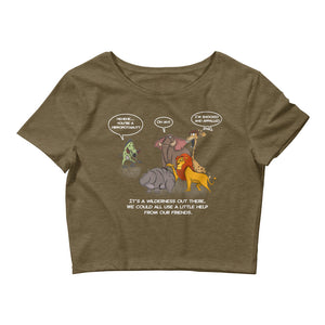 It's A Wilderness Women’s Crop Tee