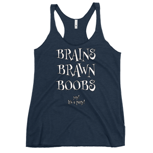 It's a Party Women's Triblend Racerback Tank