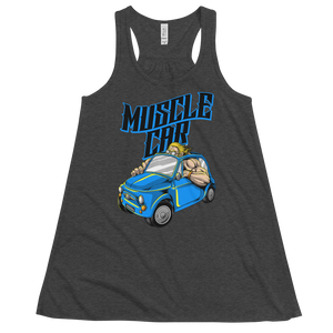 Muscle Car Women's Flowy Racerback Tank