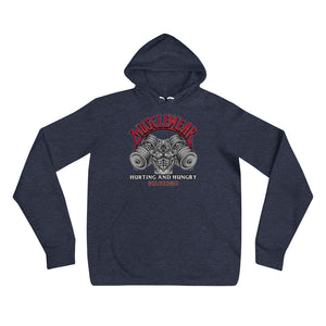 Musclewear LA (Red) Unisex Fleece Hoodie
