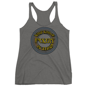 What Is This? Women's Triblend Racerback Tank