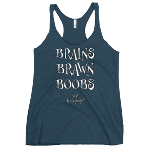It's a Party Women's Triblend Racerback Tank