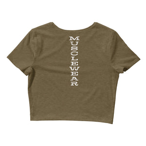 Beastmode (White) Women’s Crop Tee