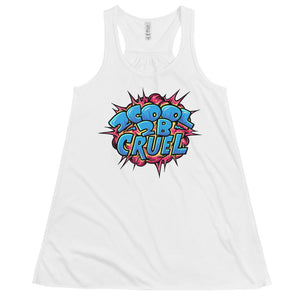 2Cool (Blue/Pink) Women's Flowy Racerback Tank