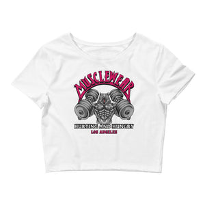 Musclewear LA (Pink) Women’s Crop Tee