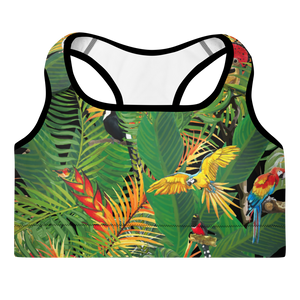 Winged Forest Padded Sports Bra
