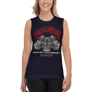 Musclewear LA (Red) Unisex Muscle Shirt