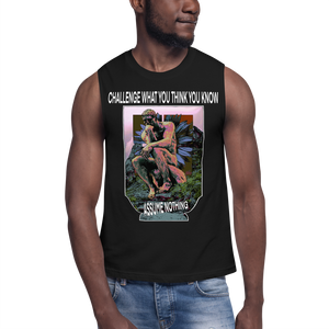 Thinker Unisex Muscle Shirt