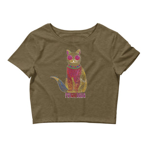 Psycatdelic Women’s Crop Tee