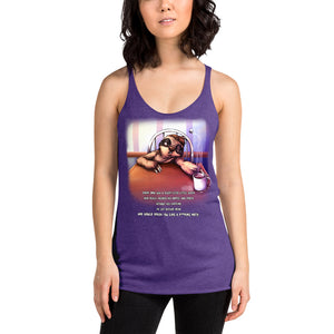 Sloth & Froth Women's Triblend Racerback Tank