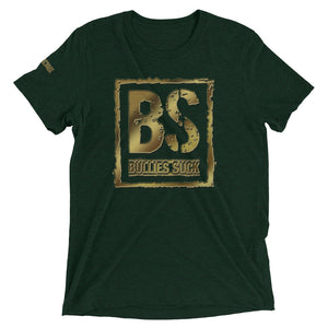 Bullies Suck Golden Unisex Triblend Tee