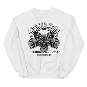 Musclewear LA (White) Unisex Sweatshirt