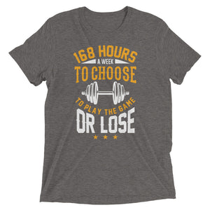 Play The Game Unisex Triblend Tee